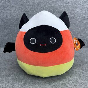 Squishmallows Emily the Bat Candy Corn Costume Halloween Plush 16" Plush Toy NEW